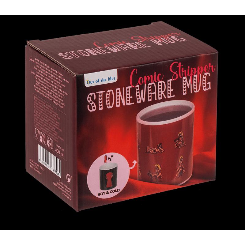 Чашка з термоефектом Stoneware Mug Comic Stripper, 300 мл