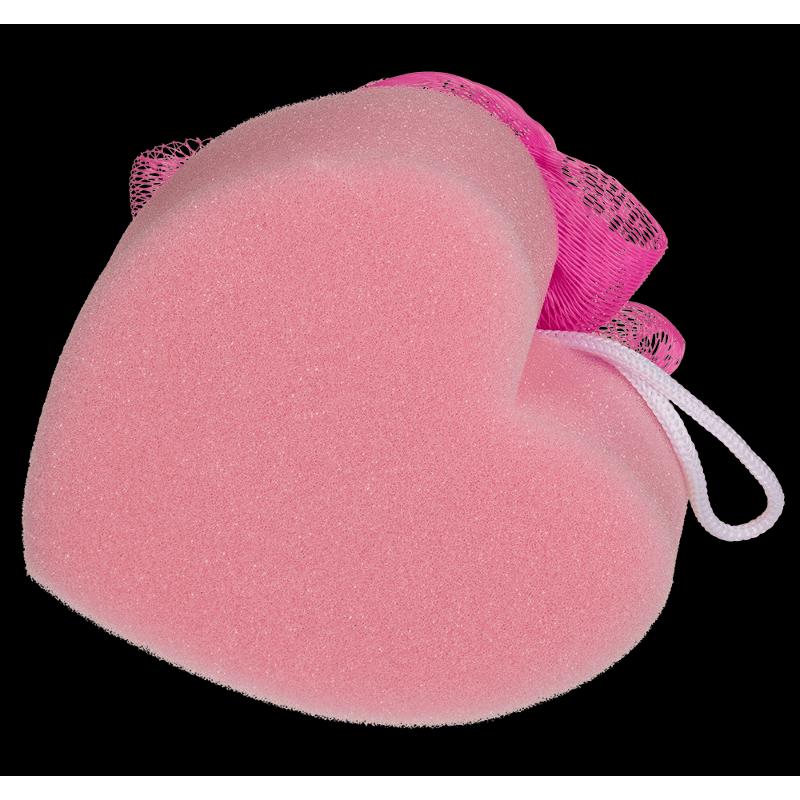 Губка для ванни Bath Sponge Heart, 12 см