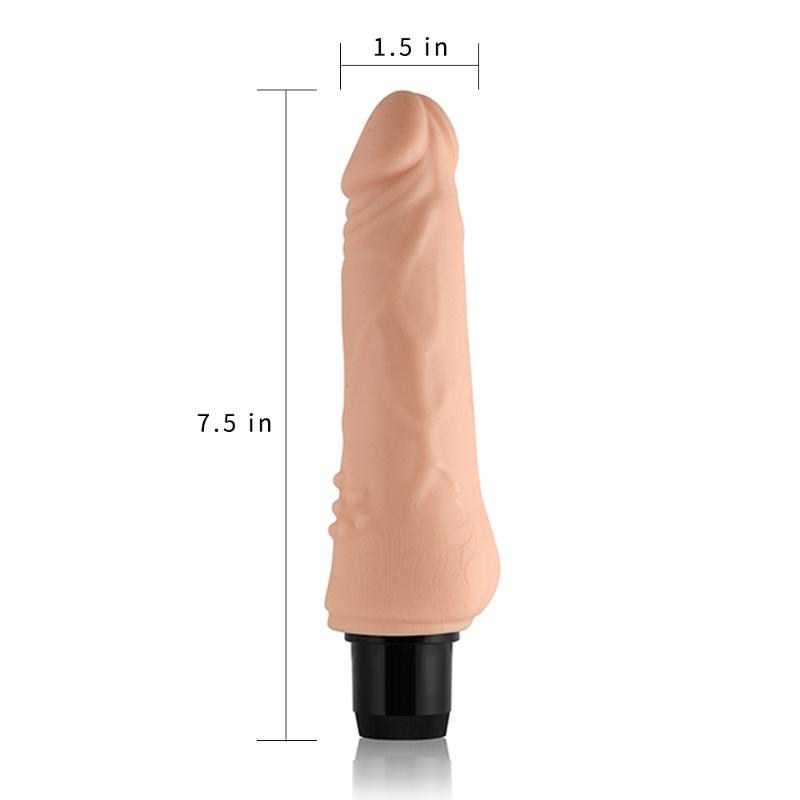 Реалістичний вібратор - Xtreme Feel Vibrator Flesh 7.5"