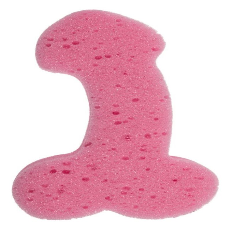 Губка для ванни Sponge Willy Pink, 19 см - зображення 1