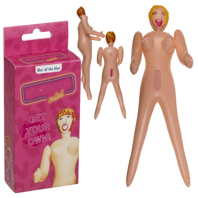 Надувна міні лялька Mini Blow Up Doll Mini Blonde, 66 см - зображення 1