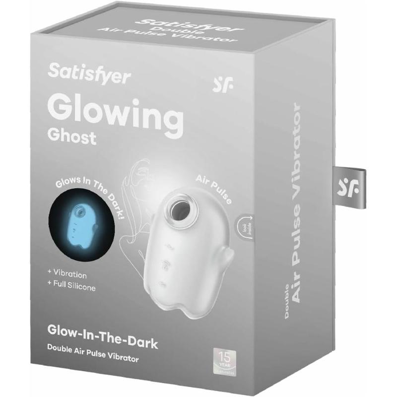 Вакуумний стимулятор - Satisfyer Glowing Ghost White