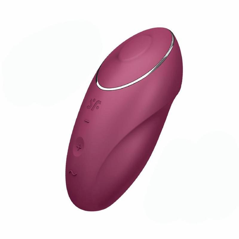 Кліторальний стимулятор - Satisfyer Tap & Climax 1 Red