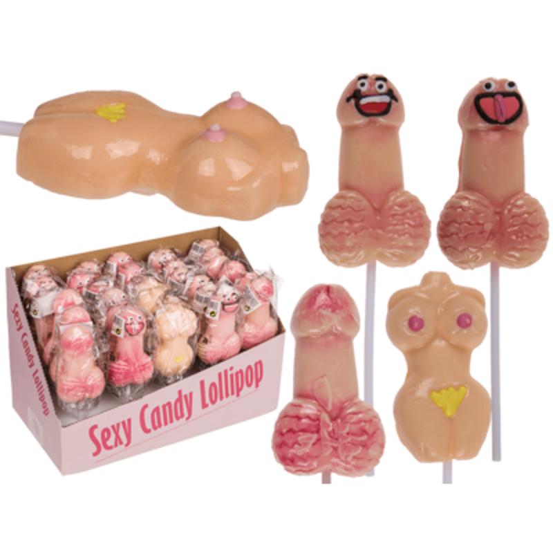 Льодяник Sexy Candy Lollipop Penis Wow, 70 г (20.08.2026)