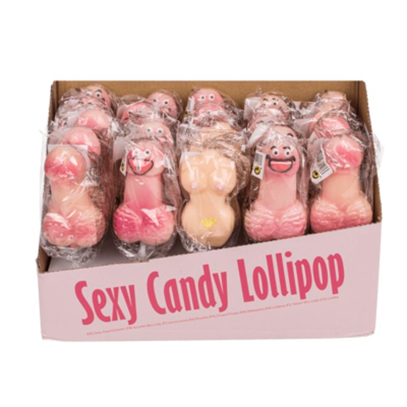 Льодяник Sexy Candy Lollipop Penis Wow, 70 г (20.08.2026)