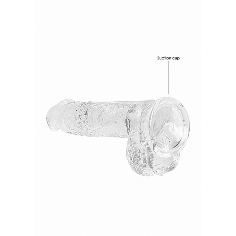 Фалоімітатор - Realrock Dildo 6" Transparent