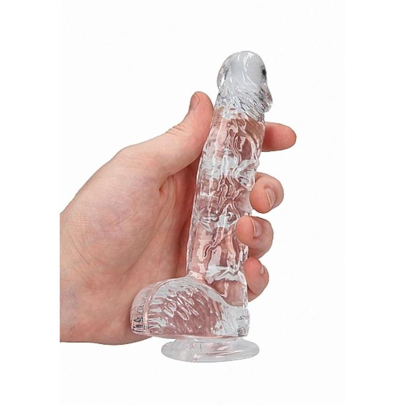 Фалоімітатор - Realrock Dildo 6" Transparent