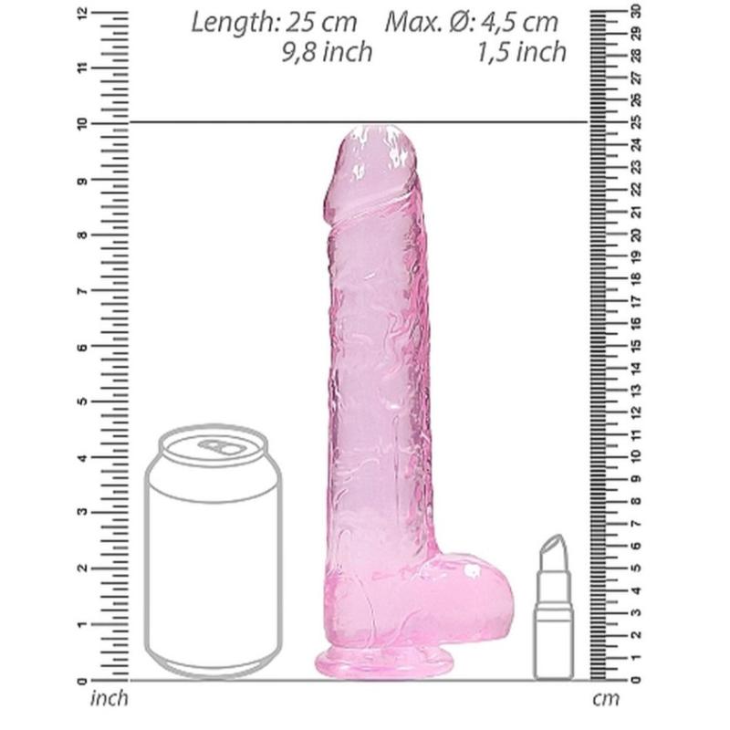 Фалоімітатор - Realrock Dildo 9" Pink