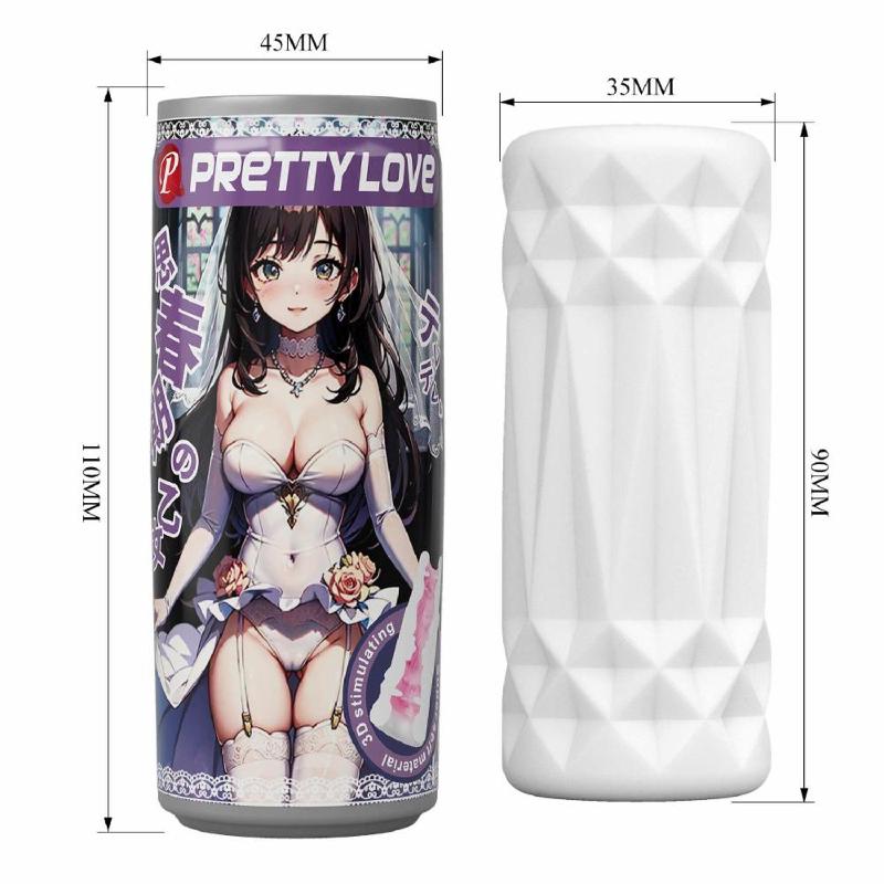Мастурбатор - Pretty Love Pop-Top Can Masturbator Purple