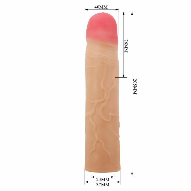 Насадка на член - Pretty Love Kylian Penis Extender +3" Flesh
