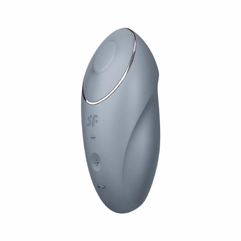 Кліторальний стимулятор - Satisfyer Tap & Climax 1 Bluegrey