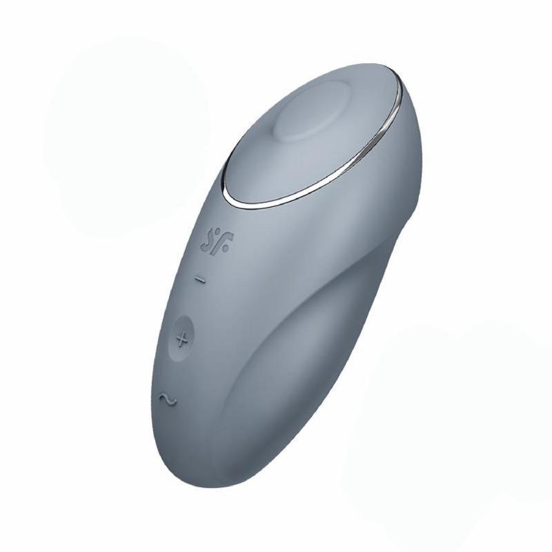 Кліторальний стимулятор - Satisfyer Tap & Climax 1 Bluegrey