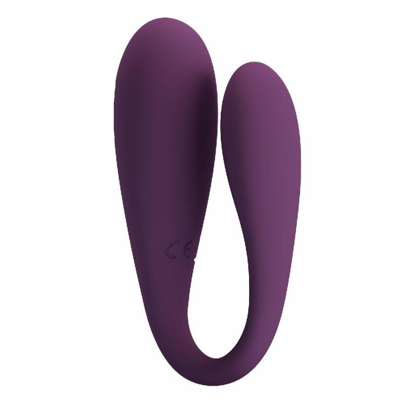Вібратор - Pretty Love August Stimulator Dark Purple (App)