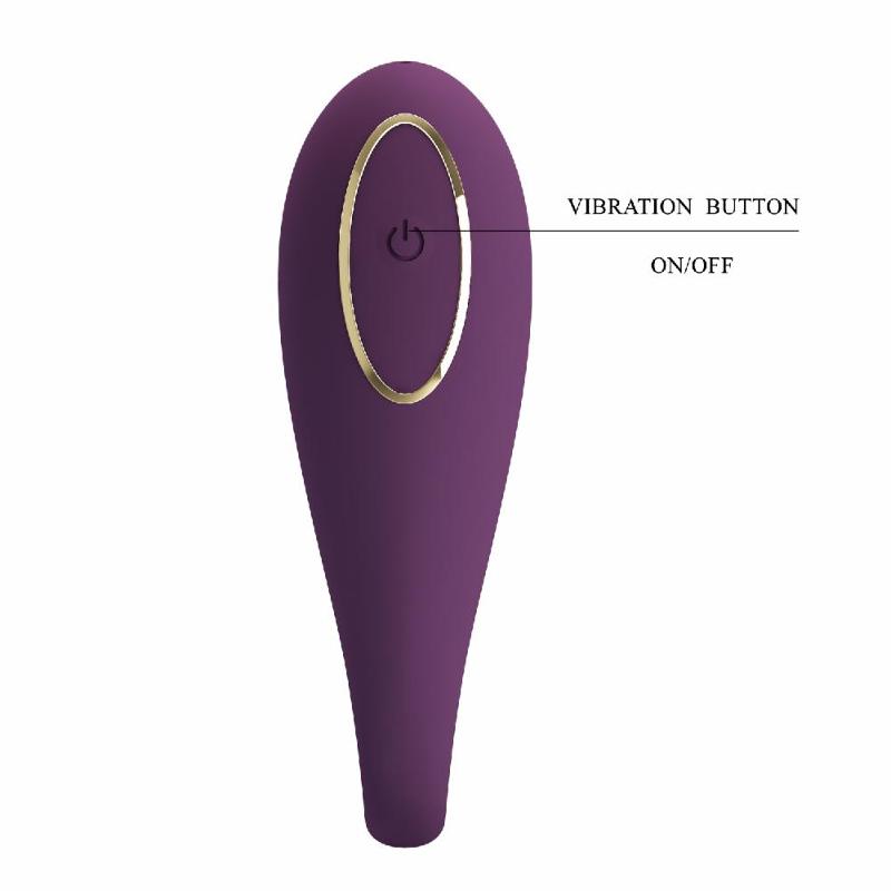 Вібратор - Pretty Love August Stimulator Dark Purple (App)