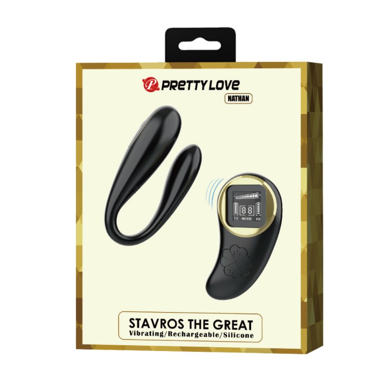 Вібратор - Pretty Love Nathan Stimulator Black