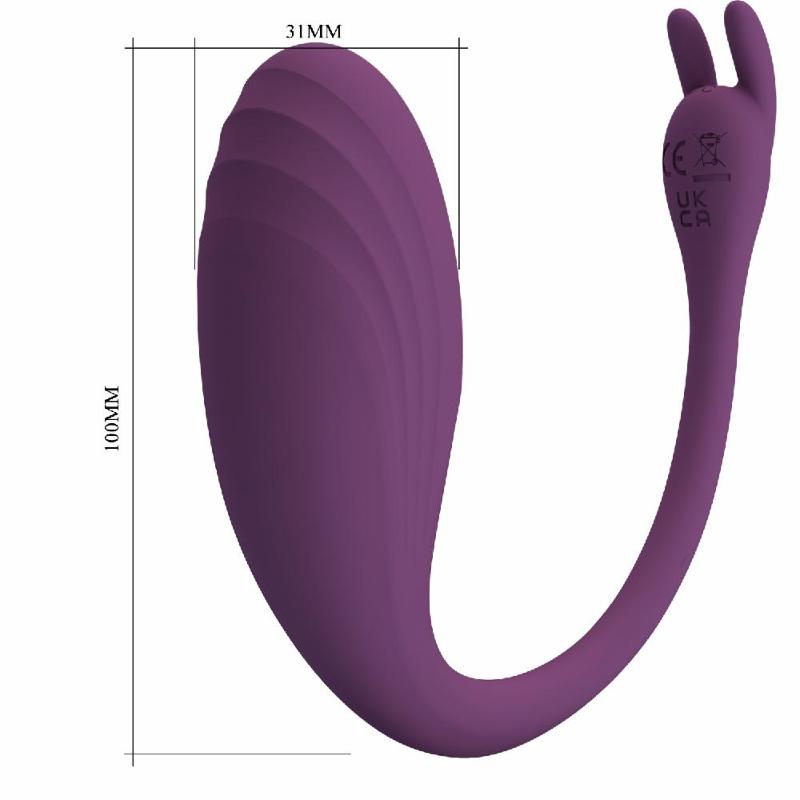 Вібратор - Pretty Love Catalina Stimulator Dark Purple (App)