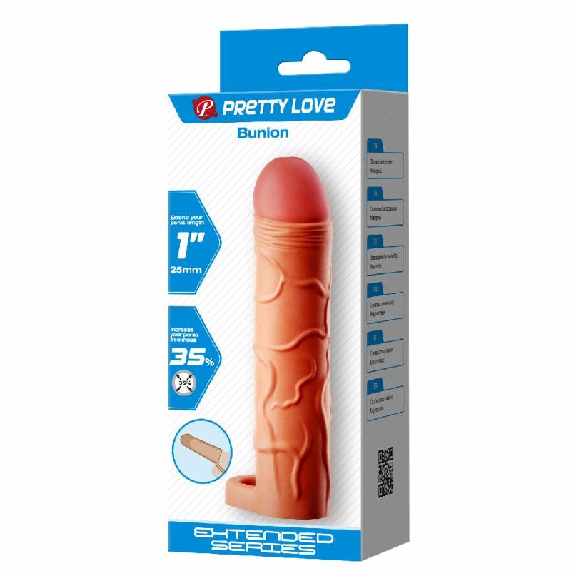 Насадка на член - Pretty Love Bunion Penis Extender +1" Flesh