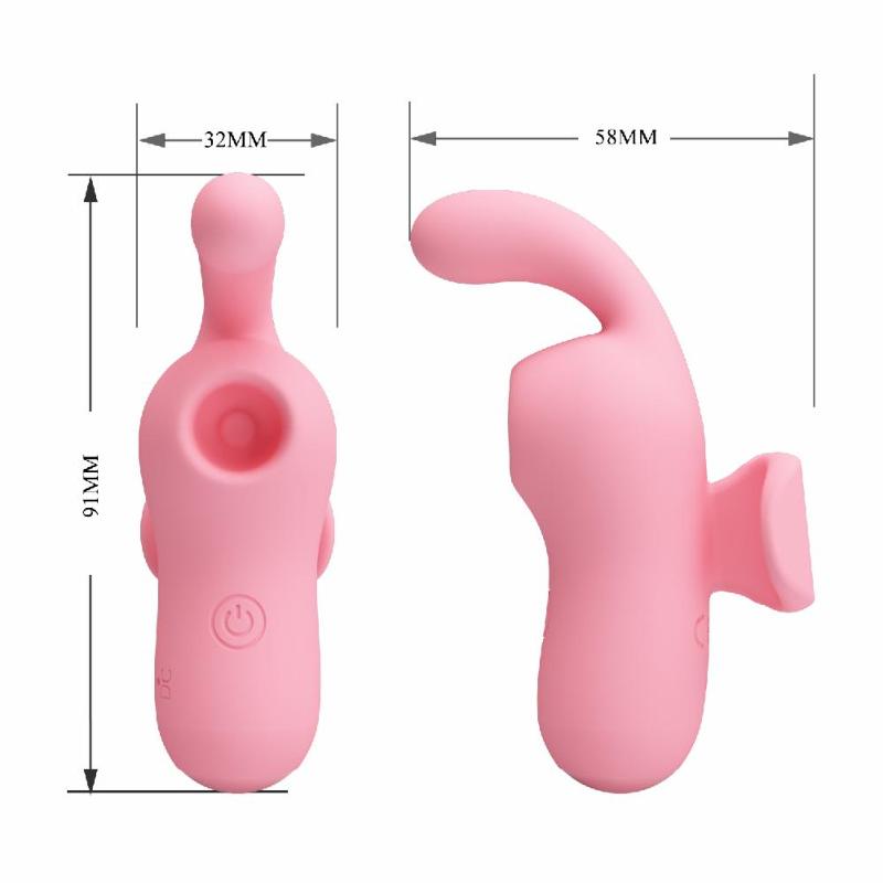Кліторальний стимулятор на палець - Pretty Love Magic Fairy Stimulator Pink