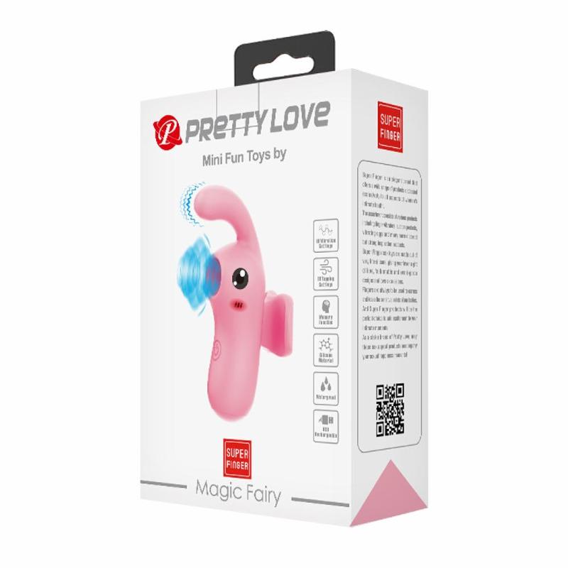 Кліторальний стимулятор на палець - Pretty Love Magic Fairy Stimulator Pink