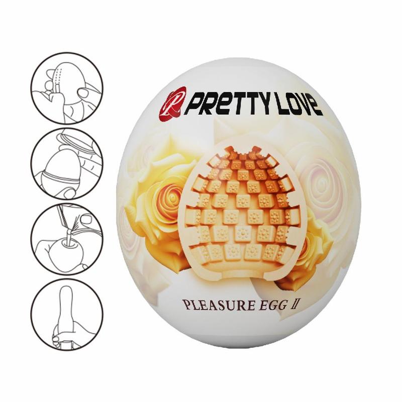 Мастурбатор - Pretty Love Pleasure Egg Masturbator Flesh