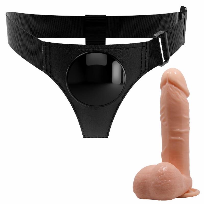 Страпон - Pretty Love Harness Briefs Tom 7.4"
