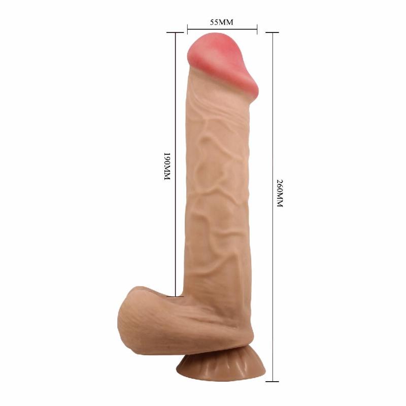 Фалоімітатор - Pretty Love Sliding Skin Mendel 10.2" Flesh