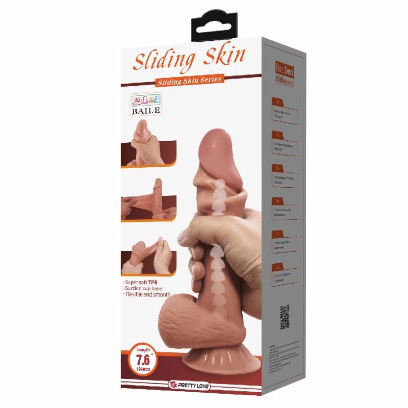 Фалоімітатор - Pretty Love Sliding Skin 7.6" Latin