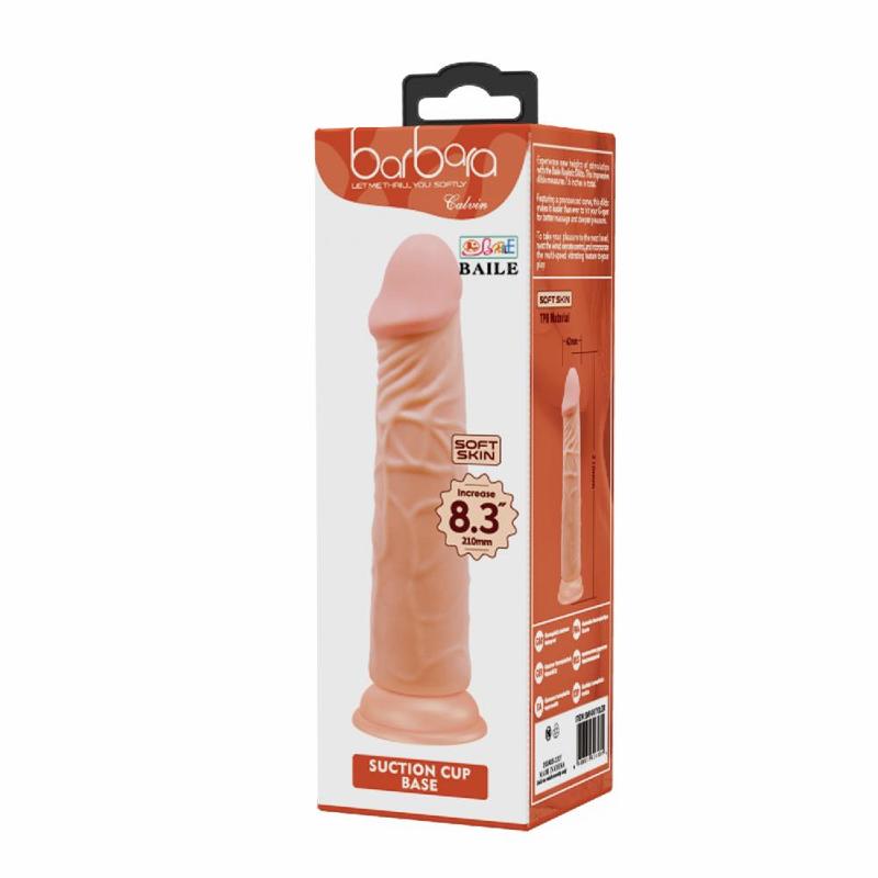 Фалоімітатор - Barbara Calvin Dildo 8,3" Flesh