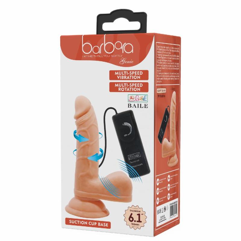 Вібратор - Barbara Genie Vibrator 6.1" Flesh