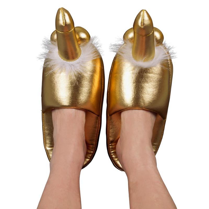Тапочки - Golden Penis Puschen