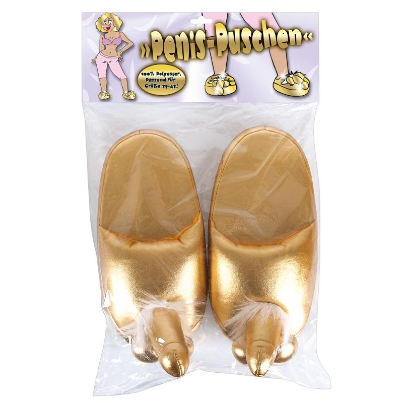 Тапочки - Golden Penis Puschen