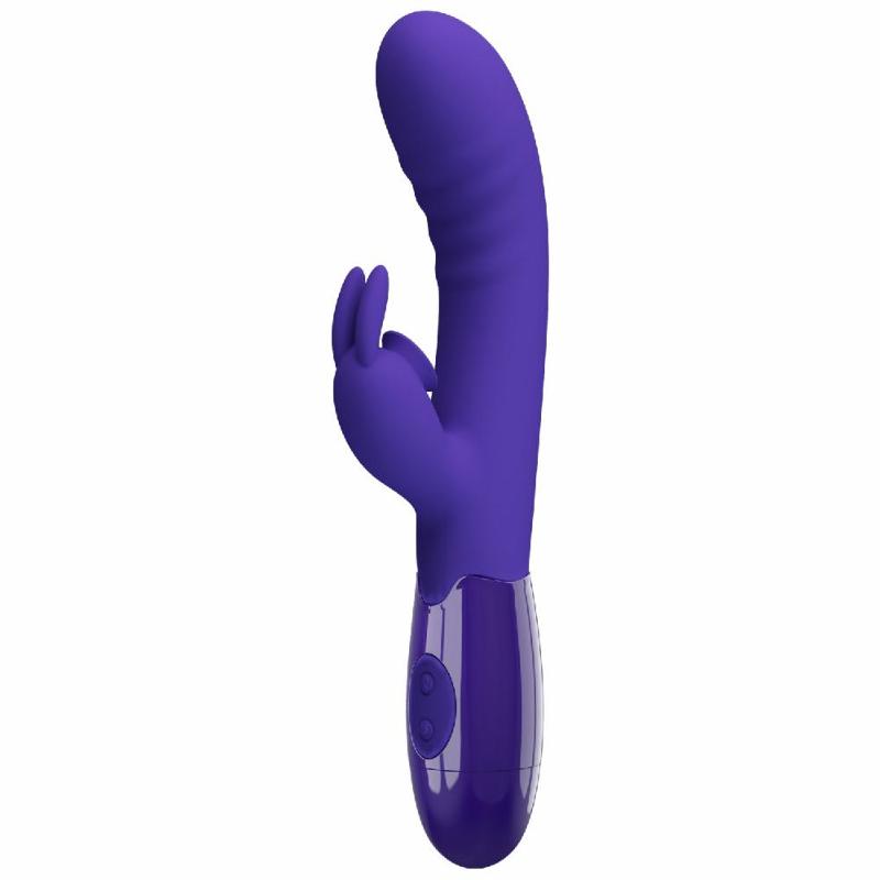 Вібратор - Pretty Love Cerberus Licking Vibrator Blue
