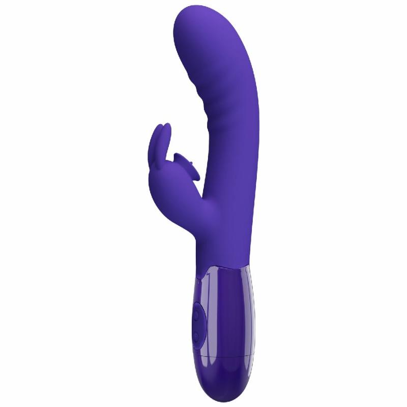 Вібратор - Pretty Love Cerberus Licking Vibrator Blue