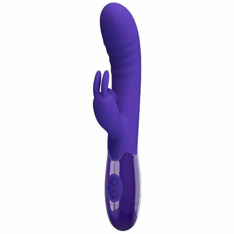 Вібратор - Pretty Love Cerberus Licking Vibrator Blue