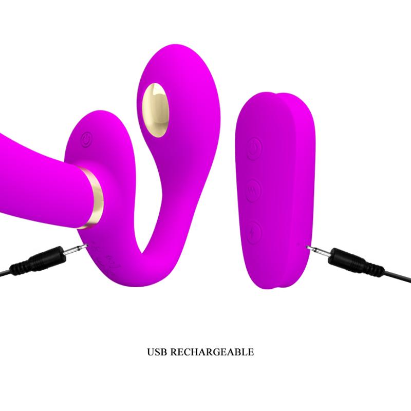 Страпон - Pretty Love Thunderbird Harnessfree Stimulator Purple