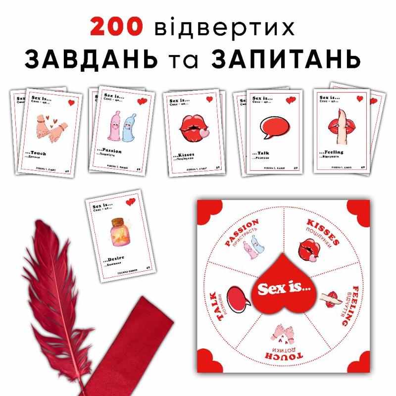 Настільна гра "Sex is..." (18+)