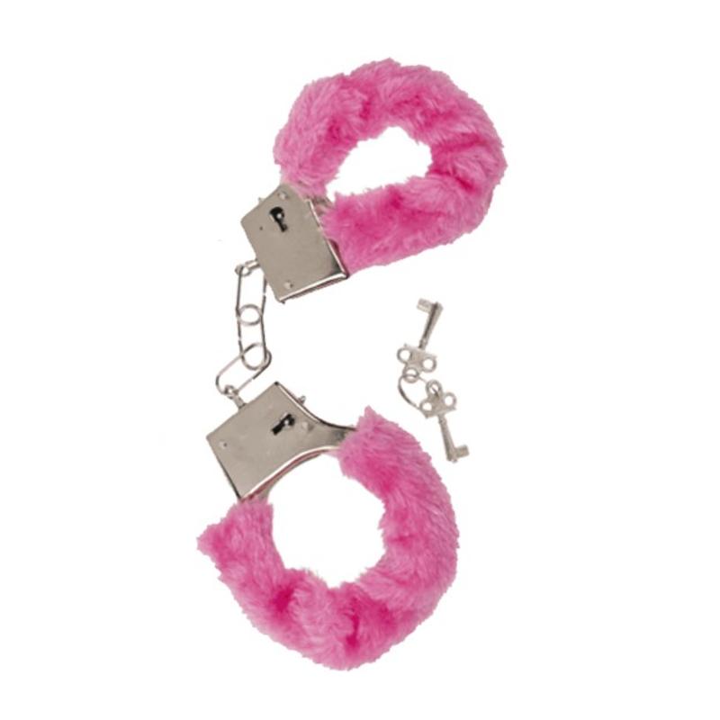 Наручники Plush Handcuffs With Keys Pink