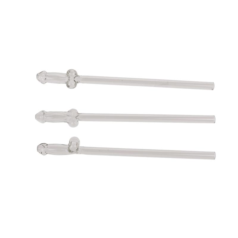Скляні трубочки Glass Drinking Straw Willy (в наборі 4 трубочки та щіточка)