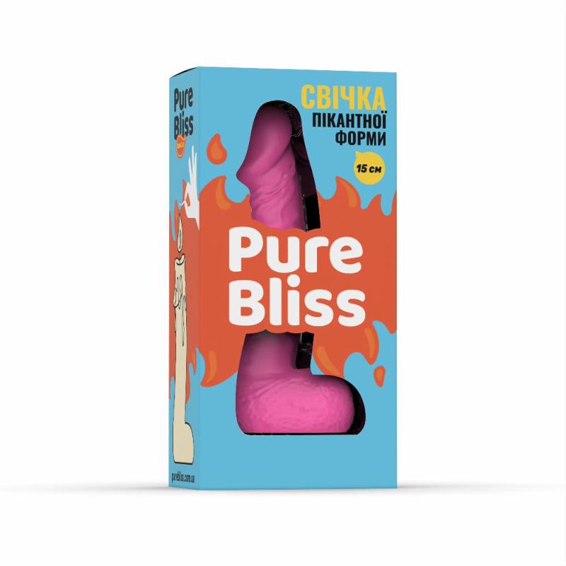 Свічка член Pure Bliss 15 см Pink