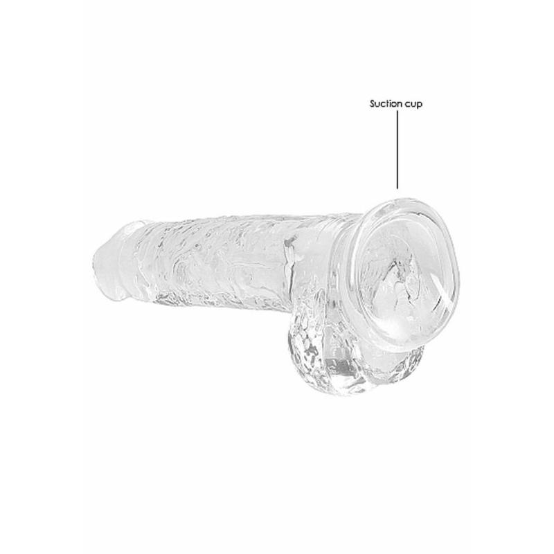 Фалоімітатор - Realrock Dildo 8" Transparent