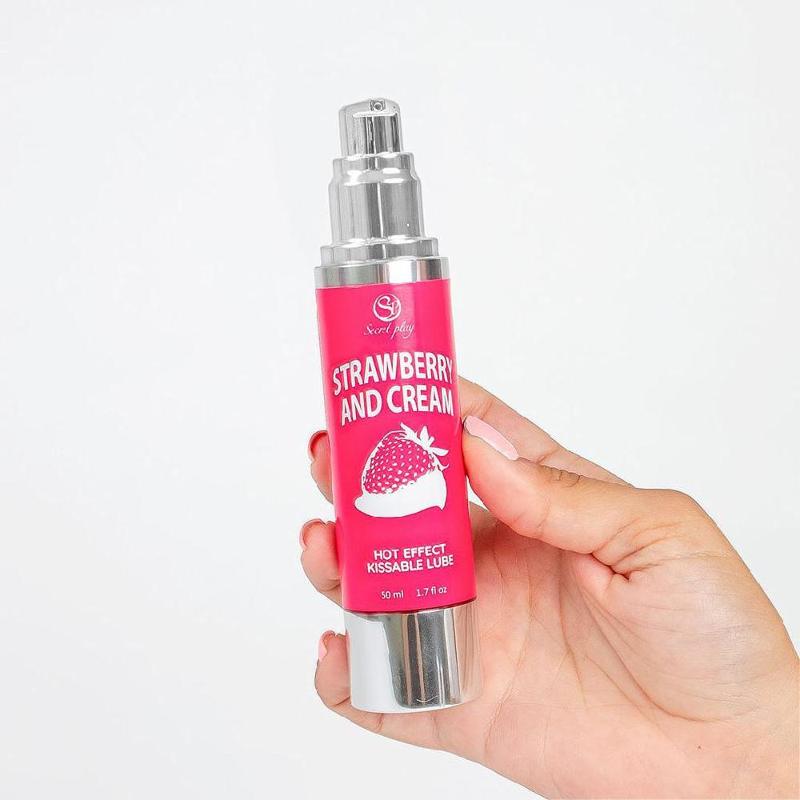 Лубрикант - Secret Play Strawberry & Cream, 50 мл