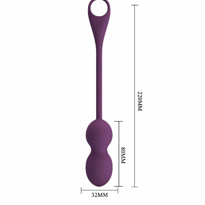 Віброяйце - Pretty Love Elvira Balls Dark Purple