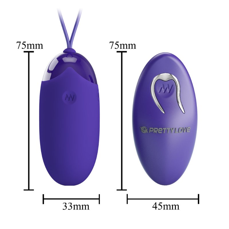 Віброяйце - Pretty Love Berger-Youth Wireless Egg Blue