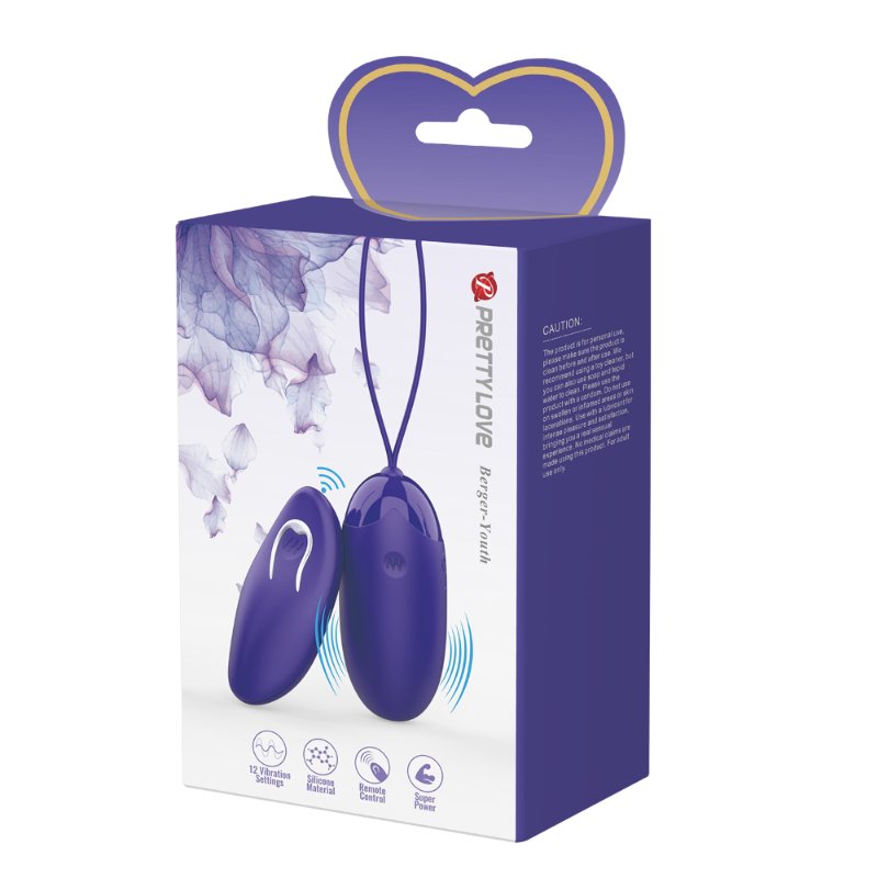 Віброяйце - Pretty Love Berger-Youth Wireless Egg Blue
