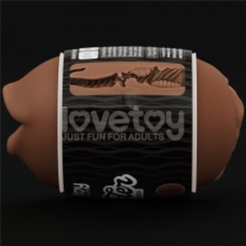 Мастурбатор - Slider Double-Ended Masturbator Mouth and Vagina Brown