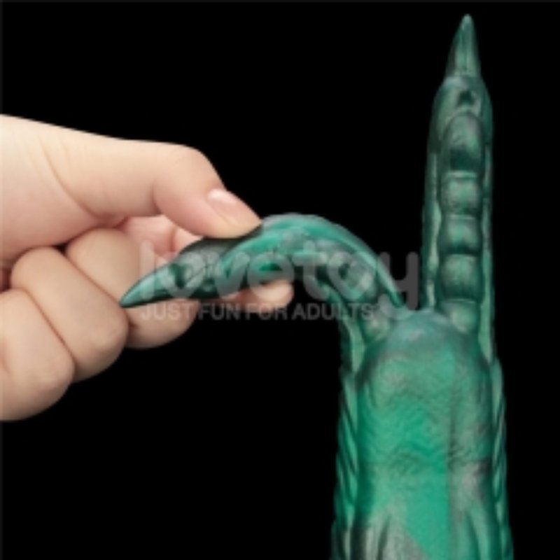 Вібростимулятор - Double-Claw Vibrating Silicone Dildo Savage Charm
