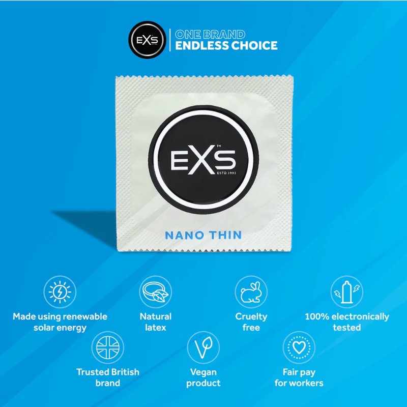Презервативи - EXS Nano Thin, 48 шт.