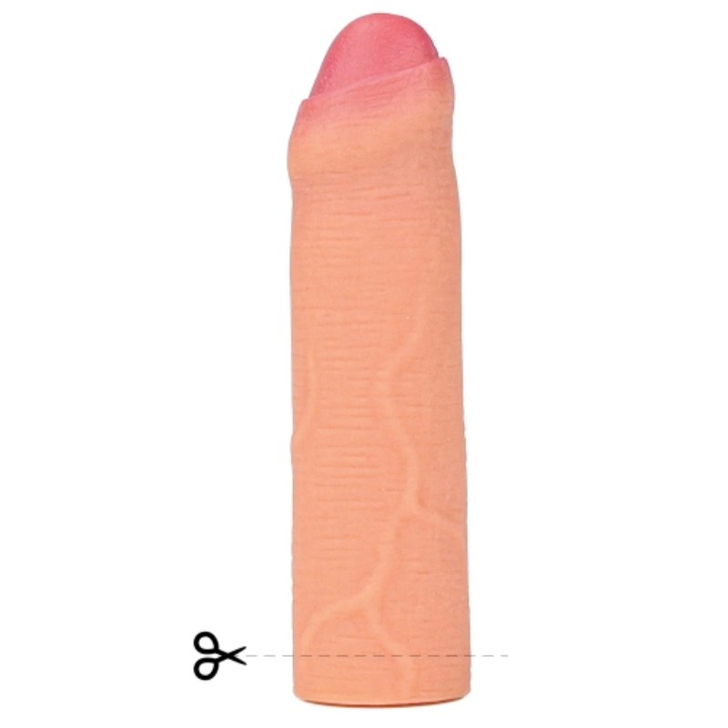 Насадка на член - Revolutionary Silicone Nature Extender Add 1.5" Flesh