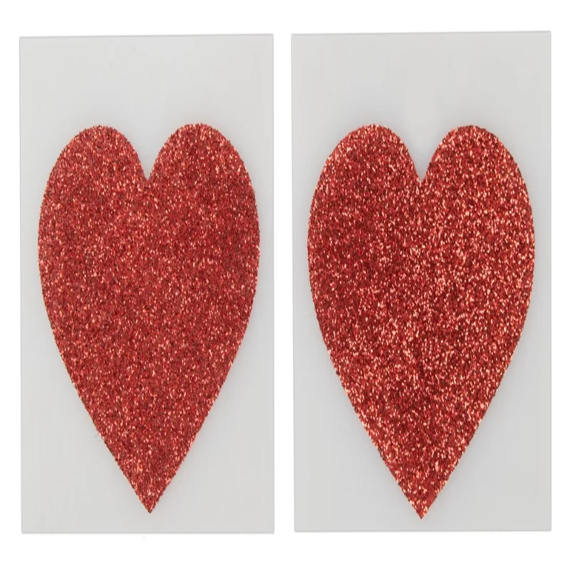 Прикраса для сосків - Cottelli Collection Nipple Sticker Heart