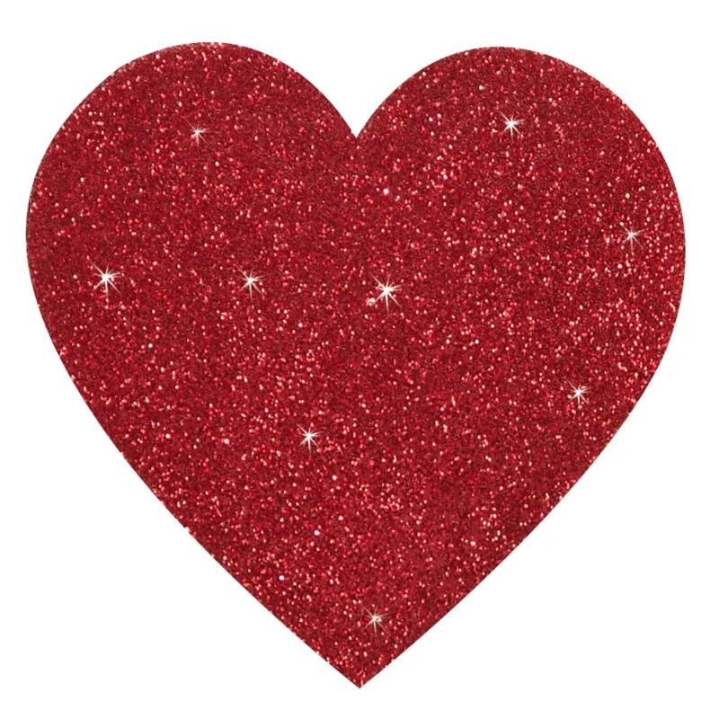 Прикраса для сосків - Cottelli Collection Nipple Sticker Heart